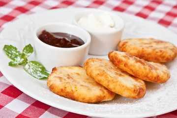 Cottage cheese pancakes