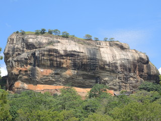 Fototapeta na wymiar Plateau of Sigiriya, Sri Lanka