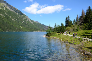 górskie jezioro