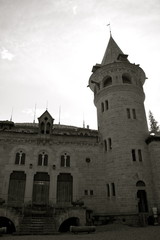 Fototapeta na wymiar Castello di Gressoney