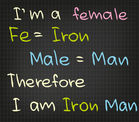 Obraz premium I am female