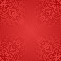 red background