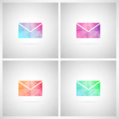Abstract mail icon