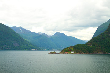 Northern Norwegian fjords.