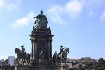 Obraz premium Maria Theresia Monument, in Vienna