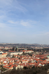 Prague landscape from Petrin hill