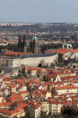Fototapeta premium Skyline of St. Vitus Cathedral
