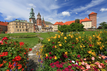 Naklejka premium Cracow - Wawel Castle