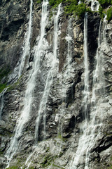 Fototapeta na wymiar waterfall fjord