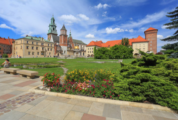 Cracow -  Wawel Castle - obrazy, fototapety, plakaty
