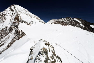 Monch Peak, 4104 metres (Bernese Alps, Switzerland)