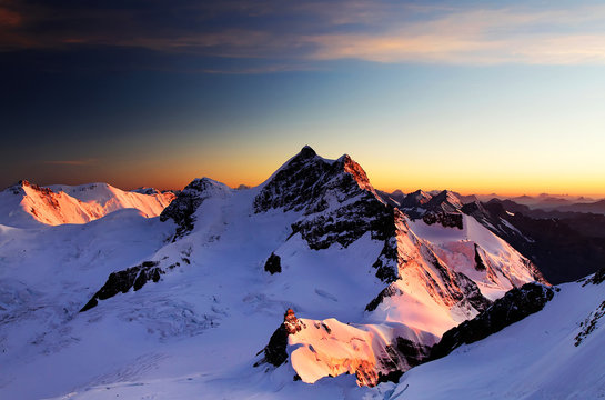 Jungfraujoch in Berner Oberland, Switzerland - UNESCO Heritage