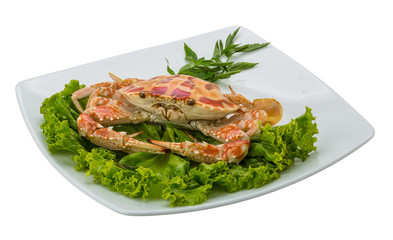 Boiled crab