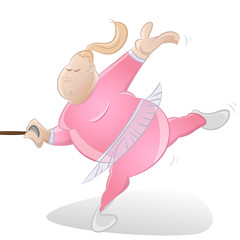 ballerina gymnastik tanzen lustig