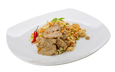 Fried rice with pork