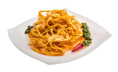 Fried noodles with vegetables