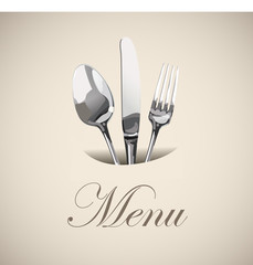 Menu Restaurant Catering Gastroservice Logo