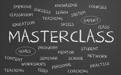 Masterclass word cloud