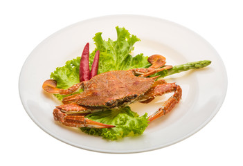 Boiled crab