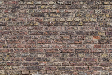 Wall of brick texture