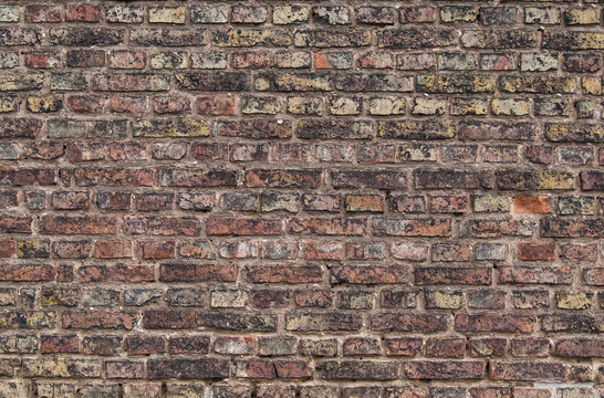 Wall of brick texture