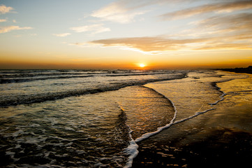 Sunrise on the sea