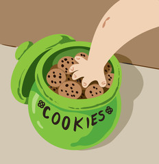 Hand in Cookie Jar