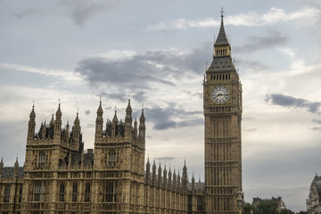 Fototapeta na wymiar Big Ben and the Parliament