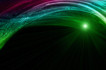 futuristic wave background design with lights