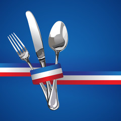 French Restaurant Catering Gastroservice Logo