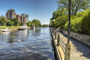 The Rideau Canal in Ottawa