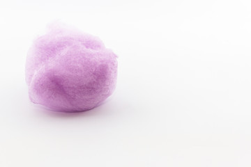 Purple spun sugar, Cotton Candy.