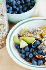 muesli with fruits