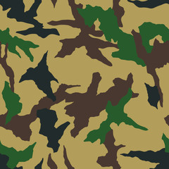 Camouflage pattern seamless