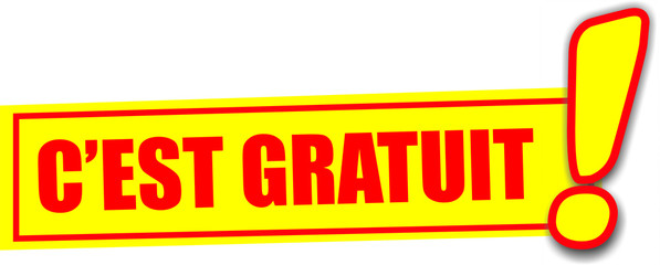 étiquette c'est gratuit