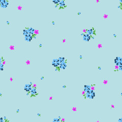 Small flower pattern seamless