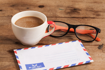 cup of coffee and Whole Wheat Bread.