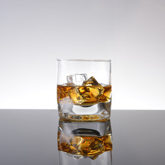 Whiskey with ice