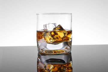 Whiskey with ice