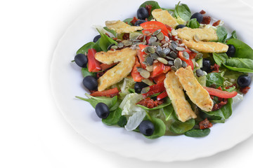Fresh spinach salad