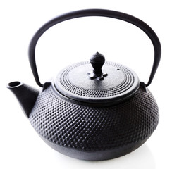 Chinese traditional teapot isolated on white