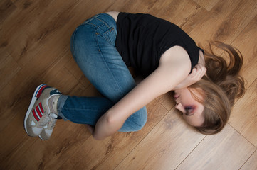 Violence of man against woman