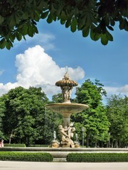 La fontana del Carciofo al Parco del Retiro di Madrid