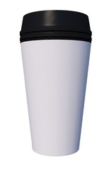 Plastic Coffee Cup Black Cup