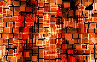Red Digital Background