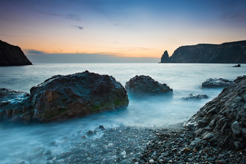 Sunset on the beach