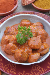 boulettes de boeuf tikka masala