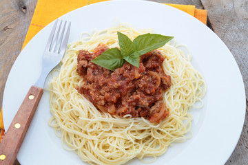 spaghetti bolognaise