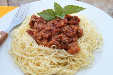 spaghetti bolognaise