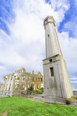 Alcatraz island Lighthouse, San Francisco, California